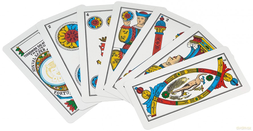 Dal Negro - Trevisane Carte Da Gioco Regionali, Astuccio Rosso 100% Plastica