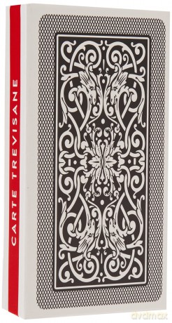 Dal Negro 10073 - Trevisane Italia Carte Da Gioco Regionali, Astuccio Rosso