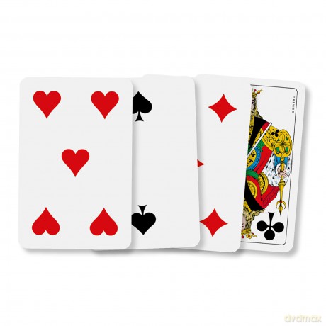 Dal Negro 10074 - Genovesi Italia Carte Da Gioco Regionali, Astuccio Rosso