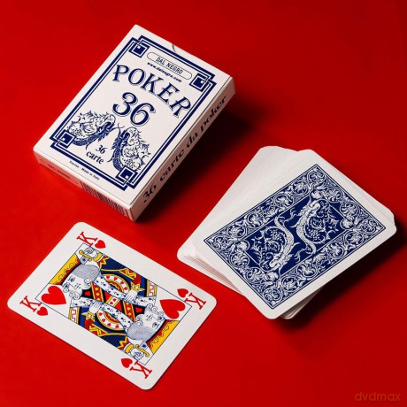 Dal Negro 20101 - Poker 36 Astuccio Blu, Carte Da Gioco