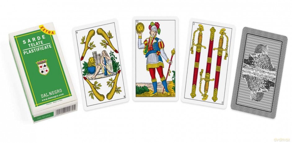 Dal Negro Carte Da Gioco Sarde 99 Extra Merchandising Ufficiale