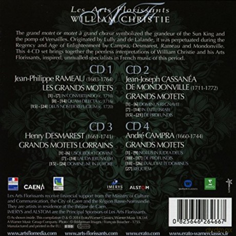 Christie William /Les Arts Florissants: Le Grand Motet Franccais [4CD]