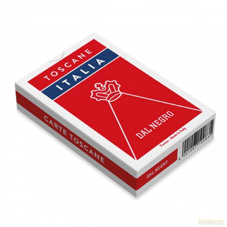 Dal Negro: "Toscane Plastificate" Italian Playing Cards Deck Of 40 Cards