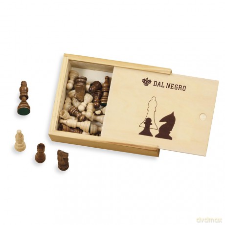 Dal Negro: Scacchi Set Legno Mm.65