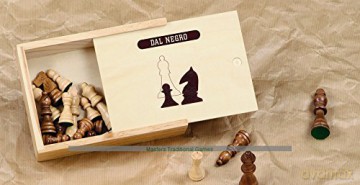 Dal Negro: Set Scacchi Legno Mm.76