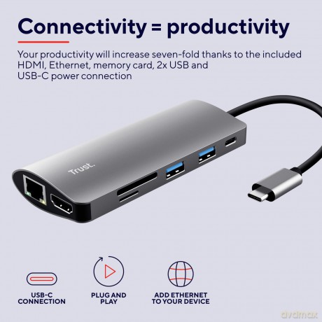 Dalyx 7-In-1 Usb-C Adapter