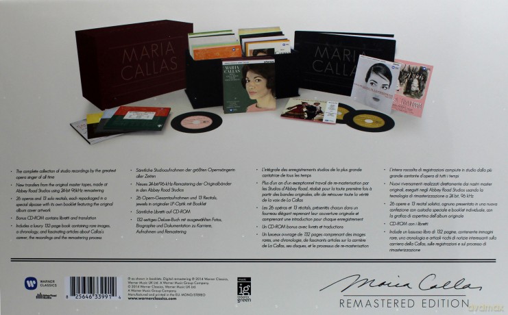 Maria Callas: Maria Callas (The Complete Studio Recordings 1949-1969) [69CD]