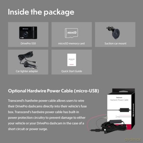 Dashcam 64gb Drivepro 550 Dual1080p
