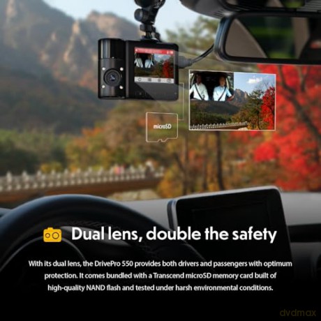Dashcam 64gb Drivepro 550 Dual1080p