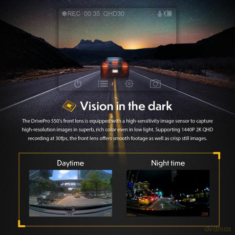 Dashcam 64gb Drivepro 550 Dual1080p