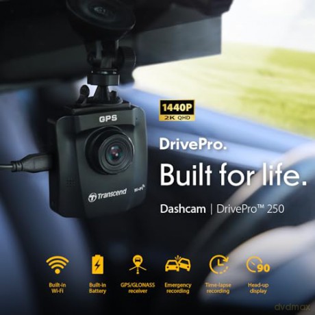 Dashcam Transcend - Drivepro 250 - 64gb (Saugnapfh