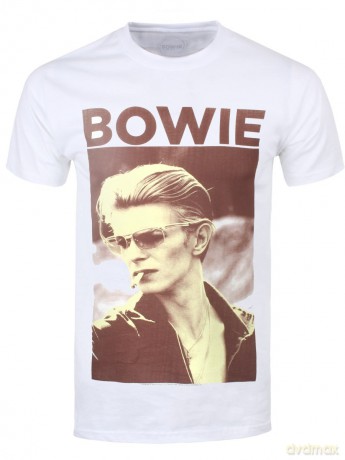 David Bowie Men's Tee: Smoking (Medium)