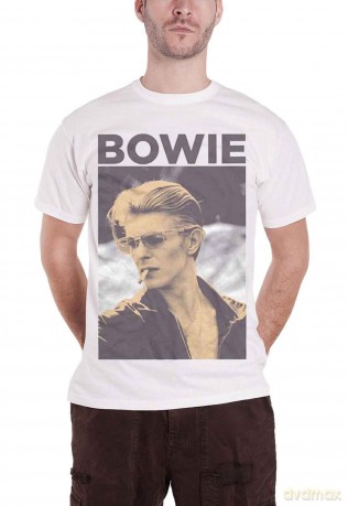 David Bowie Men's Tee: Smoking (Small)