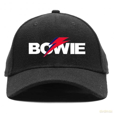 David Bowie Unisex Baseball Cap: Aladdin Sane Bolt Logo