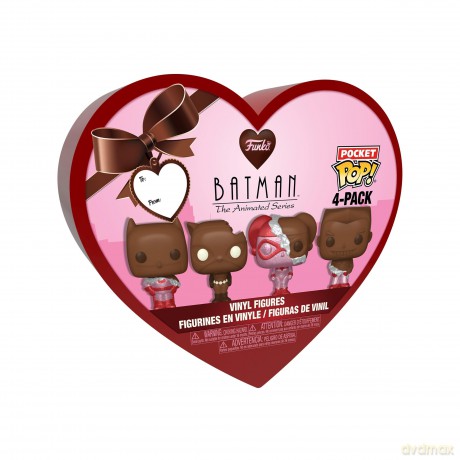 Dc - Pocket Pop Keychains 4 Pack- Valentine (Choco