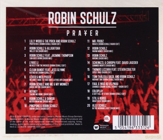 Robin Schulz: Prayer [CD]