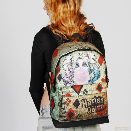 Dc Comics: Karactermania - Harley Quinn - Zaino Hs Fan 2.2 Mad Love