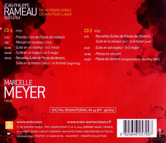 Marcelle Meyer: Rameau (The Keyboard Works) [2CD]