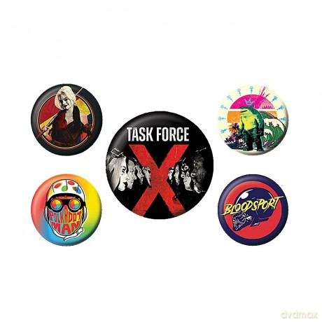 Dc Comics: Pyramid - Suicide Squad (Badge Pack / Set Adesivi)