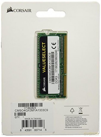 Ddr3 1333mhz 4gb 1x204 Sodimm