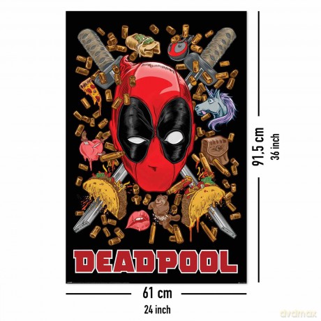 Deadpool (Chimichanga) Maxi Poster