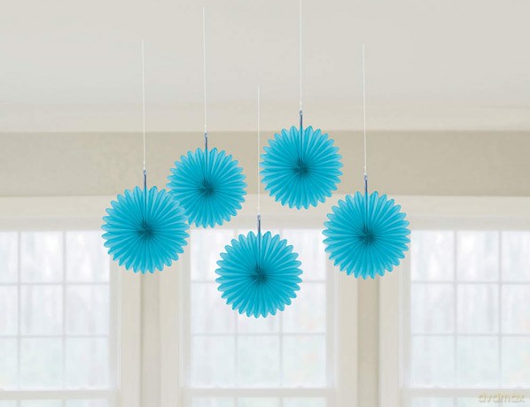 Deckendeko Blu Fiore Carta Nido D'Ape 15 Cm 5 Pack
