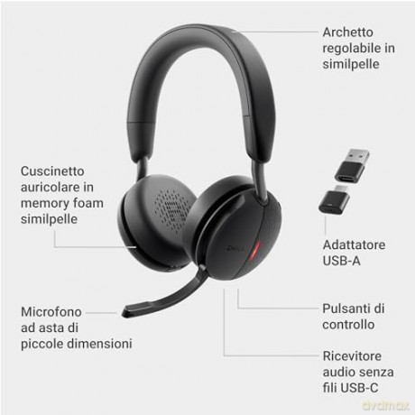 Dell Pro Wirelss Anc Headset Wl5024
