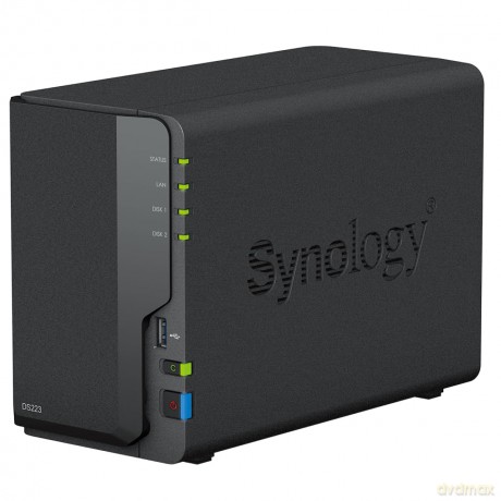 Synology Serwer NAS DS223 2x0HDD 2GB 4x1.7Ghz 1xGbE 3xUSB