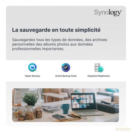 Synology Serwer NAS DS223 2x0HDD 2GB 4x1.7Ghz 1xGbE 3xUSB