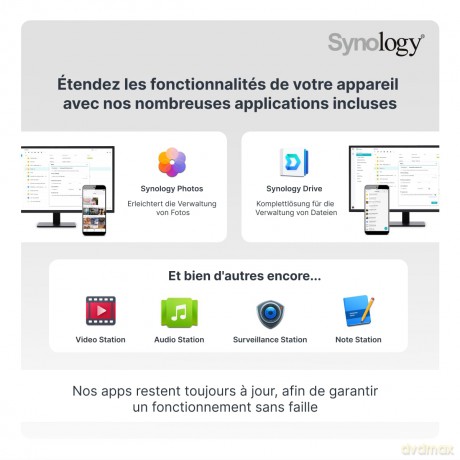 Synology Serwer NAS DS223 2x0HDD 2GB 4x1.7Ghz 1xGbE 3xUSB