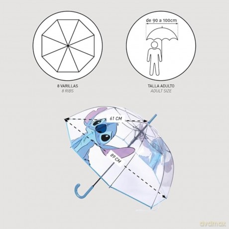 Disney - Stitch - Umbrella - 60 Cm