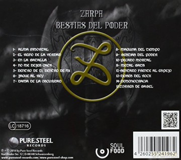 Zarpa: Bestias Del Poder [CD]