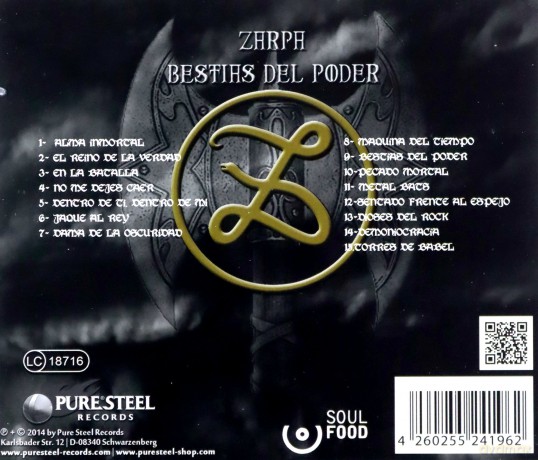 Zarpa: Bestias Del Poder [CD]