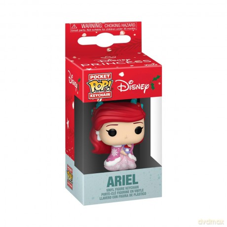 Funko Pocket Pop! Disney: Princess Holiday - Ariel Vinyl Figure Keychain
