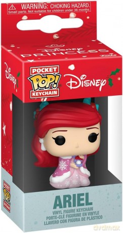 Funko Pocket Pop! Disney: Princess Holiday - Ariel Vinyl Figure Keychain