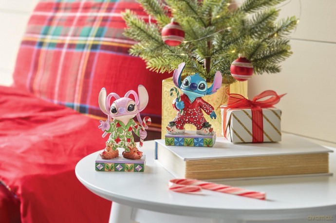 Disney Stitch Angel La Mattina Di Natale