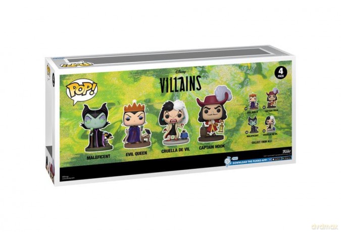 Disney Villains Pop! Movies Vinyl Figuren 4er-Pack