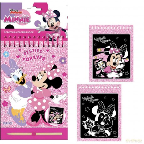 Disney: Cerda' - Minnie - Set Cancelleria Scratch Book