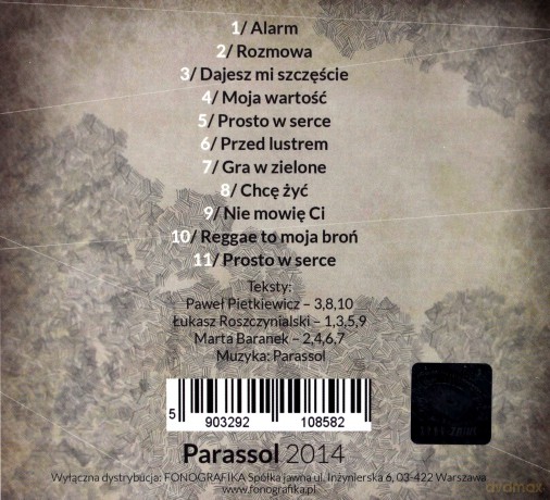 Parassol: Prosto w serce (digipack) [CD]