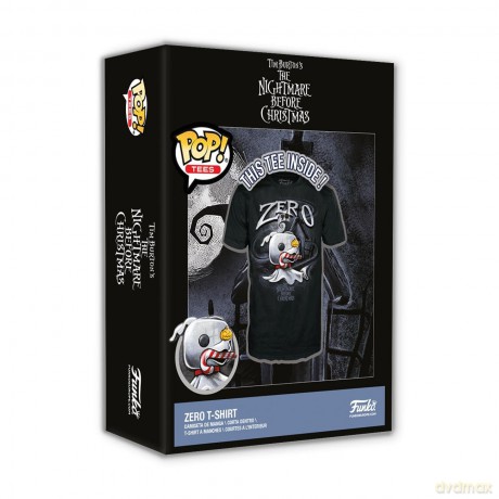Disney: Funko Koszulka w pudełku - The Nightmare Before Christmas - Zero W/Cane Tg. S