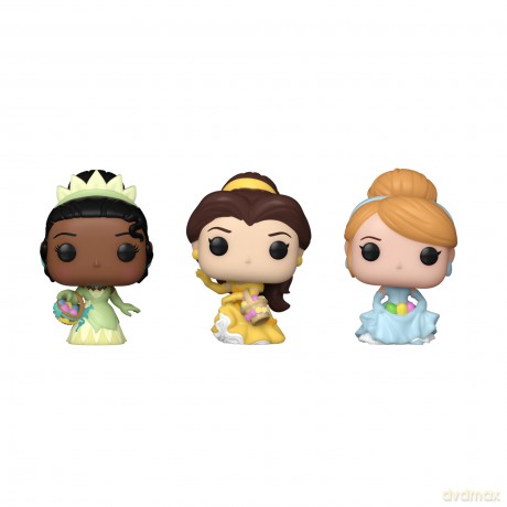 Disney: Funko Carrot Pocket Pop - Disney Princess (Cinderella, Tiana, Bella)