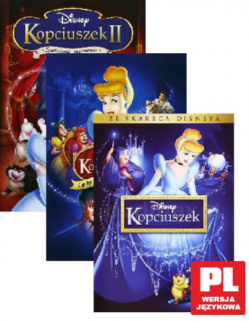 Kopciuszek: Spełnione marzenia/  Co by było gdyby.../ Ze Skarbca Disney'a [3DVD]