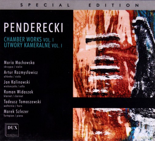 Krzysztof Penderecki - Utwory kameralne vol. 1 [CD]