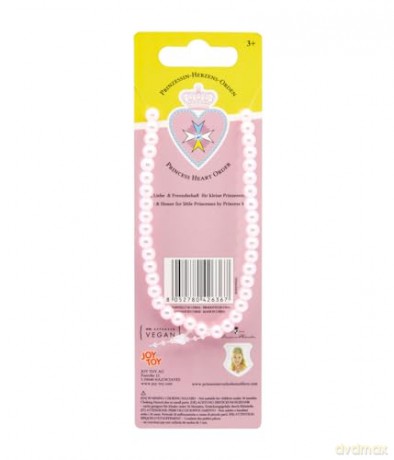 Disney: Joy Toy - Ordine Delle Principesse Collana Con Perle E Ciondolo In Metallo 5,5x1,5x17 Cm