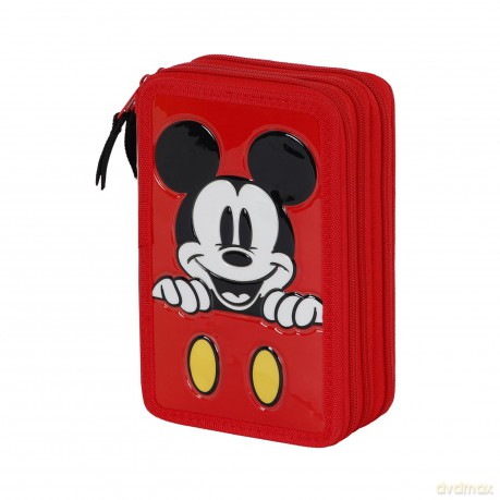 Disney: Karactermania - Mickey - Astuccio Matite Triplo Red