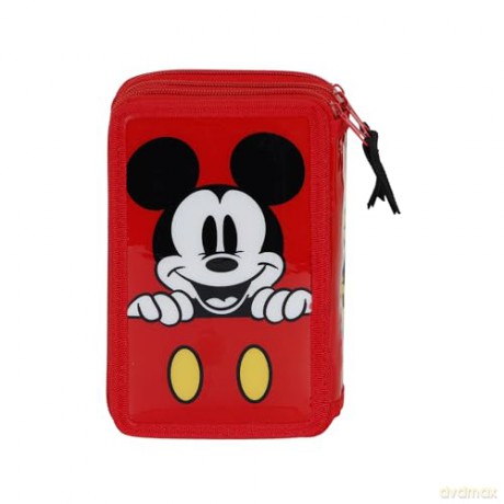 Disney: Karactermania - Mickey - Astuccio Matite Triplo Red