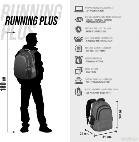 Disney: Karactermania - Mickey - Zaino Running Plus Looks