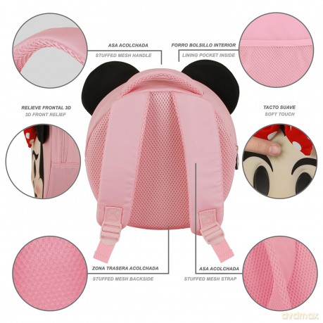 Disney: Karactermania - Minnie - Zaino Emoji Send