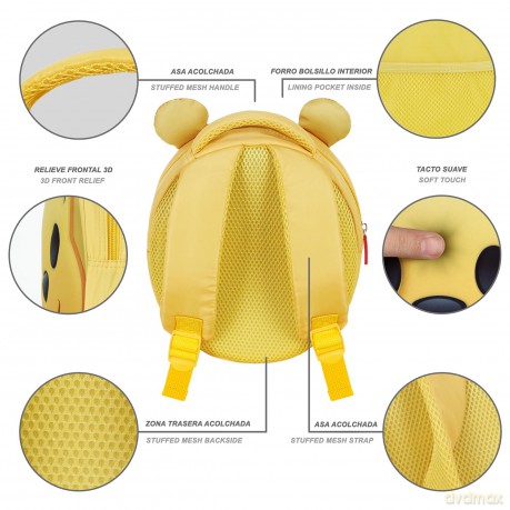 Disney: Karactermania - Winnie The Pooh - Zaino Emoji Send