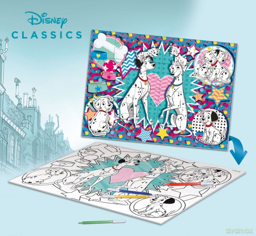 Disney: Lisciani - Puzzle Doubleface M-Plus 24 Carica Dei 101